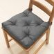 IKEA MALINDA Подушка на стілець, сіра, 40/35x38x7 см 10331014 фото 2