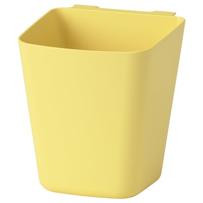 IKEA SUNNERSTA Контейнер, яскраво-жовтий, 12x11 см 10556174 фото