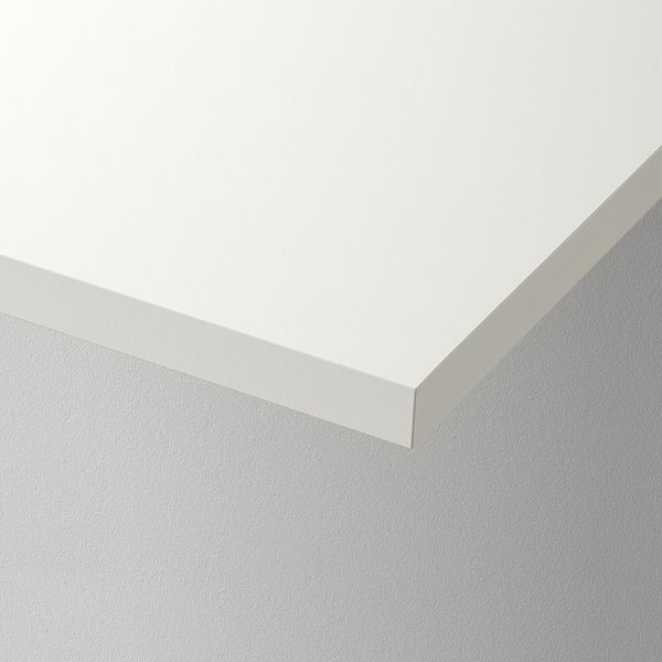 IKEA BURHULT Полиця, біла, 59x20 см 80400042 фото