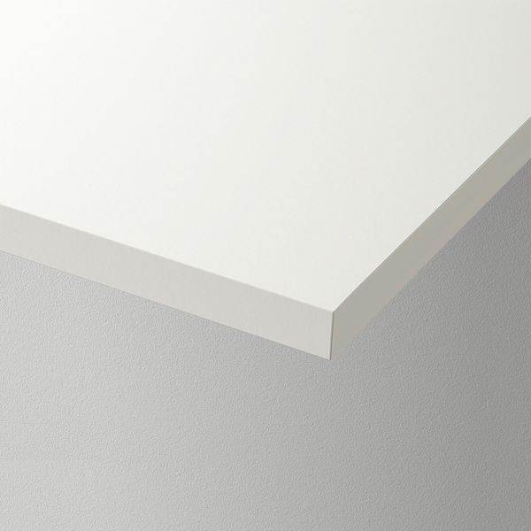 IKEA BURHULT Полиця, біла, 59x20 см 80400042 фото
