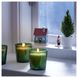 IKEA VINTERFINT Свічка ароматична у склі, Зелена пікантна насолода, 25 годин 00560874 фото 2