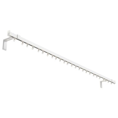 IKEA VIDGA Рейка стінна одиночна комплект, білий 89428254 фото