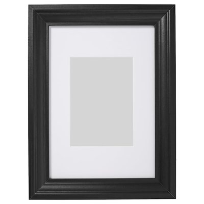 IKEA EDSBRUK Рамка, забарвлена в чорний колір, 21x30 см 80427621 фото