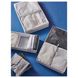 IKEA RENSARE Мішки для одягу, набір 3 шт., клітинка/сірий чорний. 30432502 фото 3