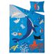 IKEA BLÅVINGAD Підодіяльник і наволочка, малюнок океанських тварин/різнокольоровий, 005.210.76 00521076 фото 2