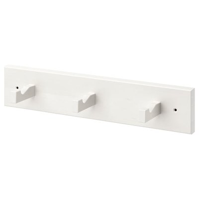 IKEA KUBBIS Вішак з 3 гачками, білий 30289575 фото