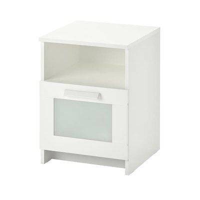 IKEA BRIMNES Столик нічний, білий, 39x41 см 10234942 фото