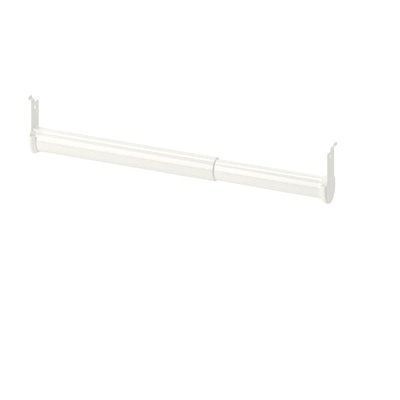IKEA BOAXEL Регульована вішалка для одягу, біла, 20-30 см 70463742 фото