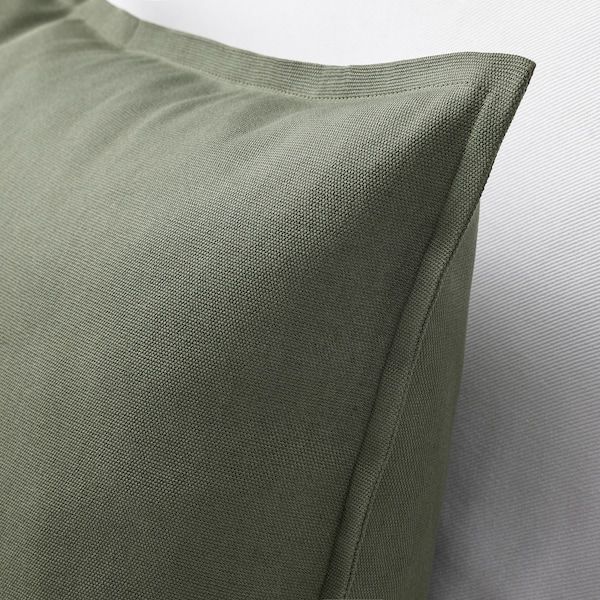 IKEA GURLI Наволочка, глибокий зелений, 50x50 см 60489587 фото