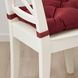 IKEA MALINDA Подушка на стілець, темно-коричнево-червоний, 40/35x38x7 см 70479187 фото 2