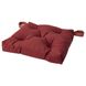 IKEA MALINDA Подушка на стілець, темно-коричнево-червоний, 40/35x38x7 см 70479187 фото 1