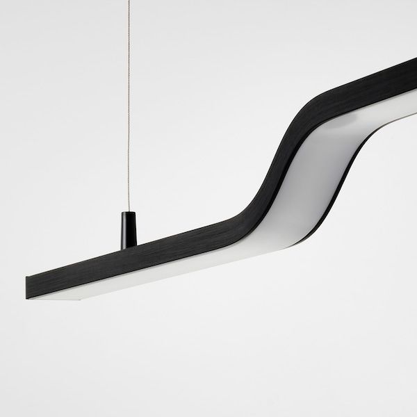 IKEA PILSKOTT LED-підвісна лампа, розумна, чорна 30477878 фото