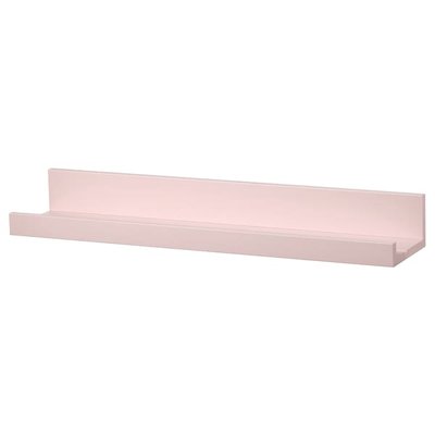 IKEA MOSSLANDA Полиця для фотографій, блідо-рожева, 55 см 40511339 фото
