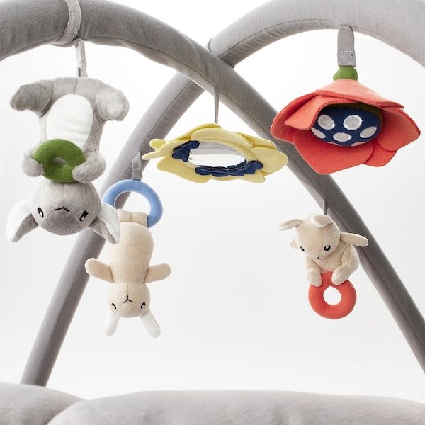 IKEA GULLIGAST Стійка з іграшками, багатокольорова 90484258 фото