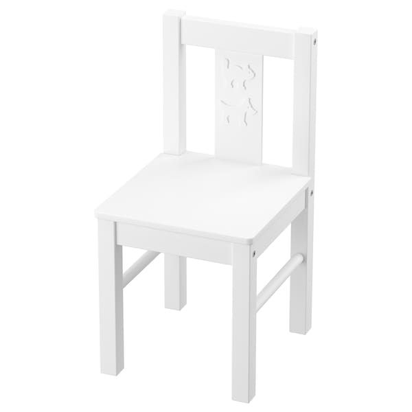 IKEA KRITTER Дитяче стільчик, білий 40153699 фото