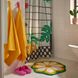 IKEA KARRKNIPPROT Рушник для ванної кімнати, квітковий узор, 65 см 50557529 фото 2