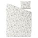 IKEA TIMJANSMOTT Підковдра та наволочка, білий/квітковий візерунок, 150x200/50x60 см 80522604 фото 4
