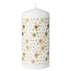 IKEA VINTERFINT Безароматна блокова свічка, золотистого кольору, 14 см 90551907 фото 1