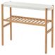 IKEA SATSUMAS Стійка для горщика, бамбук/білий, 70 см 90258156 фото 1