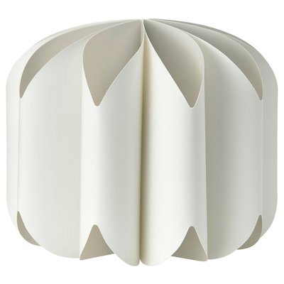 IKEA MOJNA Абажур підвісної лампи, тканина/білий, 47 см 30451864 фото