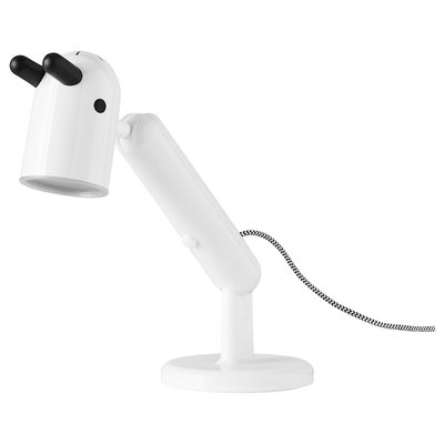 IKEA KRUX LED-настільна лампа, біла 70325468 фото