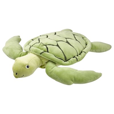 IKEA BLAVINGAD Плюшевий черепах, жовто/зелений, 44 см 50522101 фото