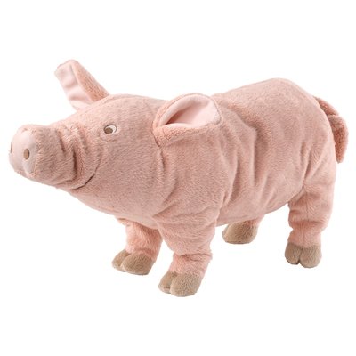 IKEA KNORRIG Іграшка, свинка/рожевий 60260448 фото