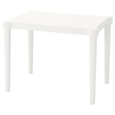 IKEA UTTER Дитячий столик, для внутрішнього/зовнішнього використання, білий 60357737 фото