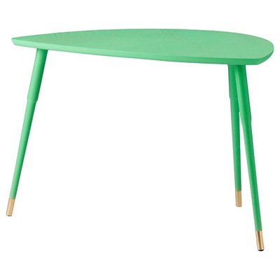 IKEA LOVBACKEN Столик, яскраво-зелений, 77x39 см 10557102 фото