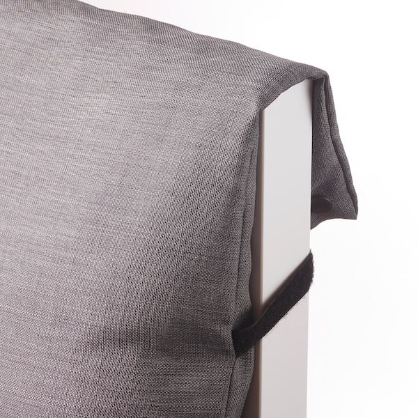 IKEA MALM Подушка для спинки ліжка, темно-сіра, 140 см 30501835 фото