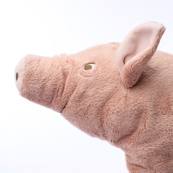 IKEA KNORRIG Іграшка, свинка/рожевий 60260448 фото