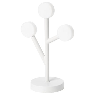 IKEA STRALA Декоративна стільна лампа LED на батарейках, біла, 27 см 40562847 фото