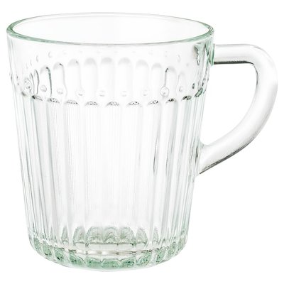 IKEA DROMBILD Чашка, безбарвне скло, 250 мл 00417452 фото